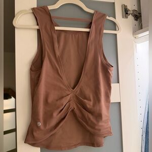 Women's Sleeveless Top - Brown